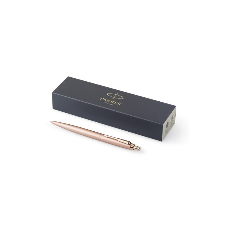 Stylo bille chrome personnalisé Jotter XL Parker - Précision et Élégance Matières : chrome Couleurs : noir objet promo petit bud
