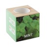Pot en bois personnalisé avec graine de menthe MENTA Matières : bois Couleurs : bois