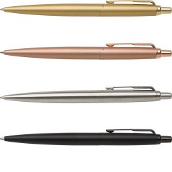 Stylo bille chrome personnalisé Jotter XL Parker - Précision et Élégance Matières : chrome Couleurs : doré marquage laser ultra 