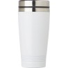 Mug isotherme double paroi de 450 ml personnalisé Velma Matières : bois Couleurs : blanc