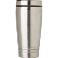 Mug isotherme double paroi de 450 ml personnalisé Velma Matières : bois Couleurs : blanc 2