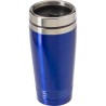 Mug isotherme double paroi de 450 ml personnalisé Velma Matières : bois Couleurs : argenté goodies entreprise design