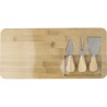 Set Personnalisé en Bambou à Fromage Regina Matières : bambou Couleurs : brun marquage laser ultra précis