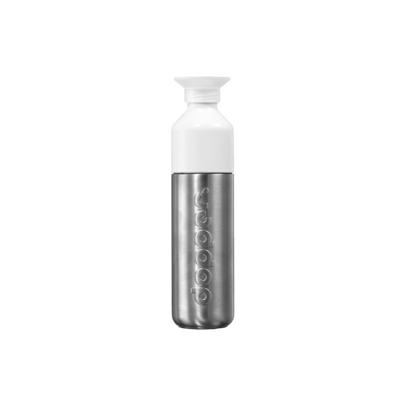 Gourde Sportive Éco-responsable Personnalisable 490 ml - Dopper Solid Steel