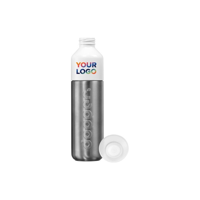 Gourde Sportive Éco-responsable Personnalisable 490 ml - Dopper Solid Steel personnalisable avec votre logo