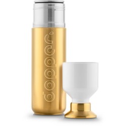 Gourde Sportive Éco-responsable Personnalisable 490 ml - Dopper Solid Steel impression haute définition