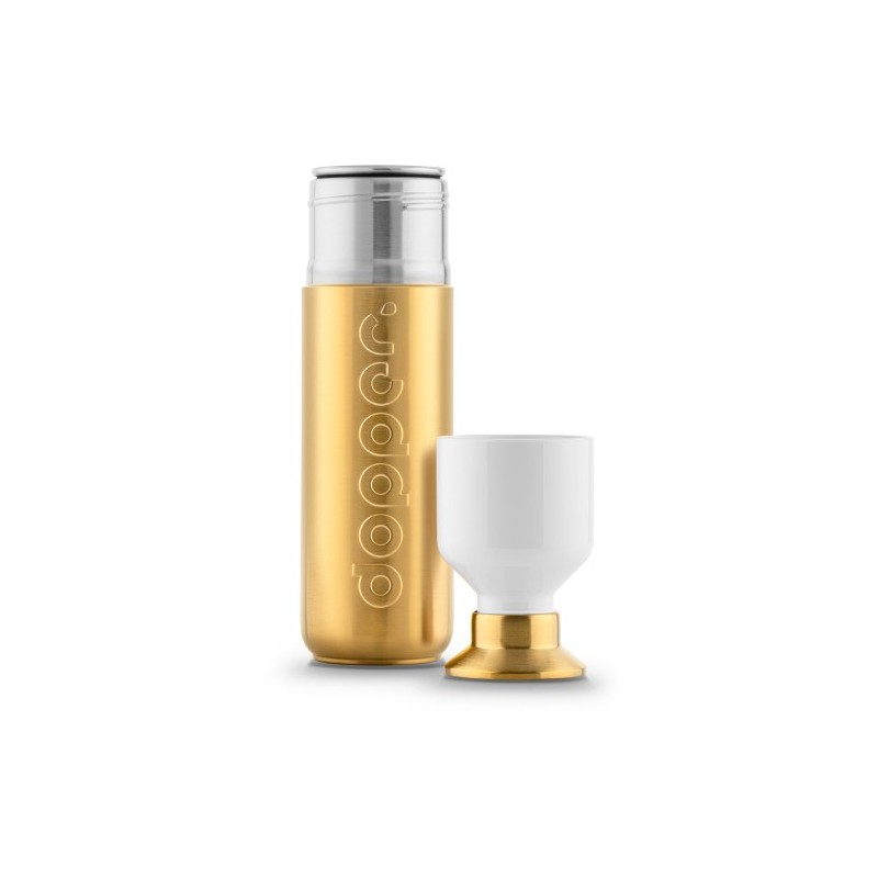 Gourde Sportive Éco-responsable Personnalisable 490 ml - Dopper Solid Steel impression haute définition