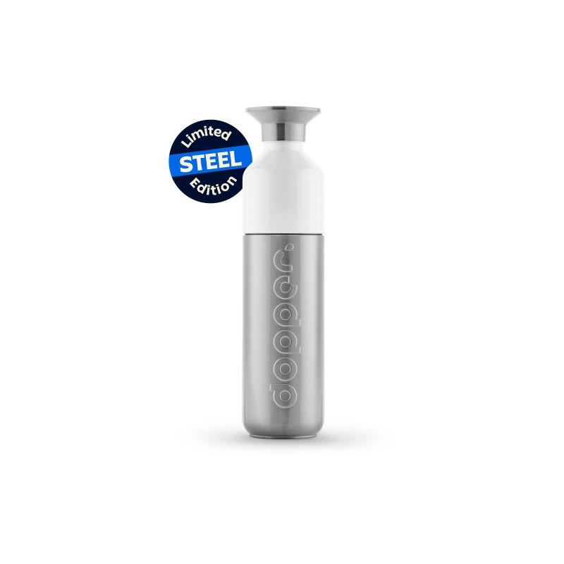 Gourde Sportive Éco-responsable Personnalisable 490 ml - Dopper Solid Steel livraison express 24h 48h