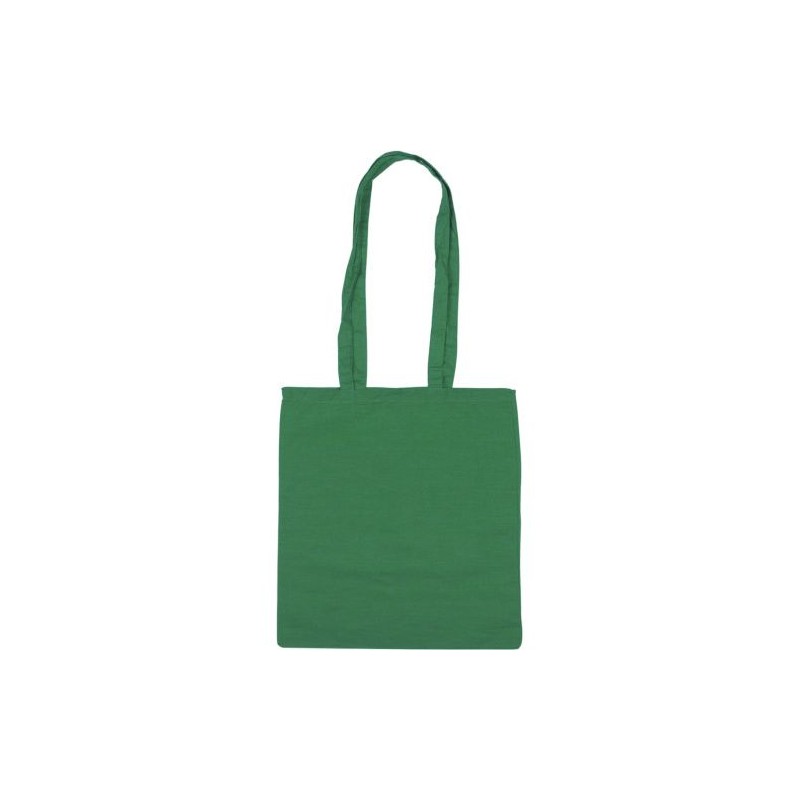 Sac shopping  en coton Terry durable personnalisé pas cher Matières : coton Couleurs : vert impression haute définition