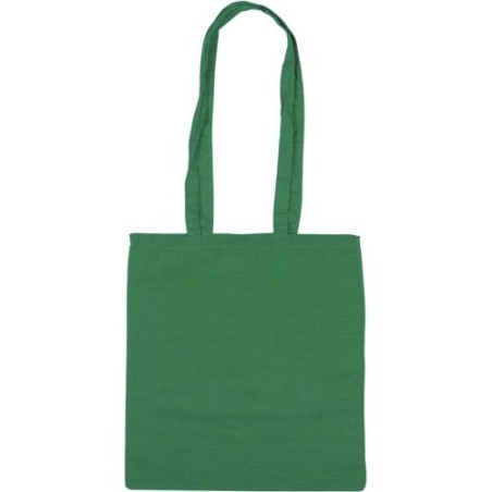Sac shopping  en coton Terry durable personnalisé pas cher Matières : coton Couleurs : vert impression haute définition