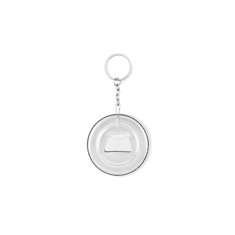 Décapsuleur métal personnalisé porte-clés PIN FLASK Matières : métal Couleurs : argenté mat cadeau entreprise pas cher
