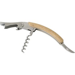 Tire-bouchon personnalisé en bambou Lenny Matières : bambou Couleurs : brun livraison express 24h 48h