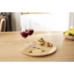 Tire-bouchon personnalisé en bambou Lenny Matières : bambou Couleurs : brun cadeau collaborateur premium