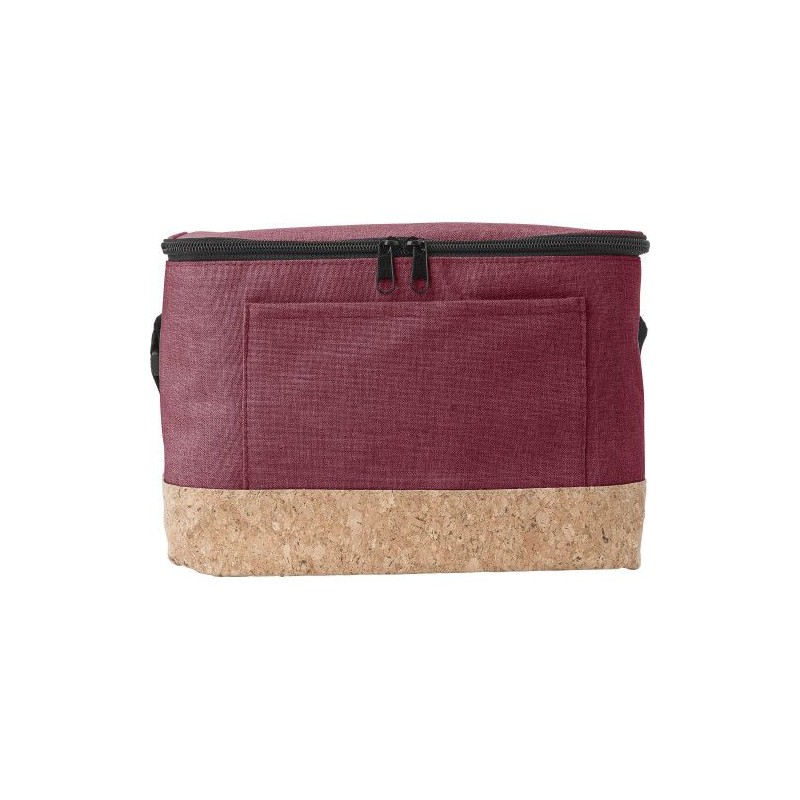 Sac isotherme personnalisé en polyester Dieter Matières : bois Couleurs : rouge