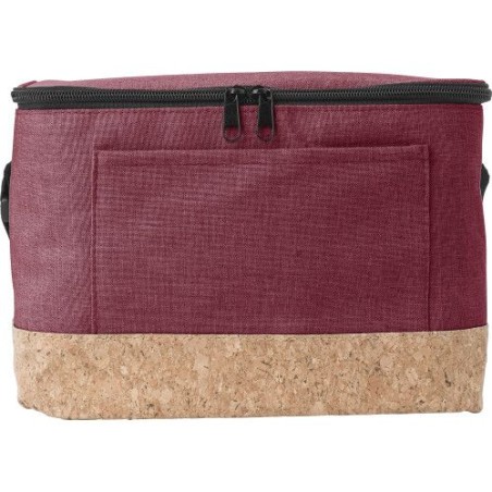 Sac isotherme personnalisé en polyester Dieter Matières : bois Couleurs : rouge