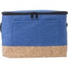 Sac isotherme personnalisé en polyester Dieter Matières : bois Couleurs : bleu goodies publicitaire événementiel