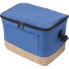 Sac isotherme personnalisé en polyester Dieter Matières : bois Couleurs : bleu personnalisation sur mesure