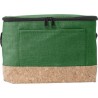 Sac isotherme personnalisé en polyester Dieter Matières : bois Couleurs : vert cadeau entreprise pas cher