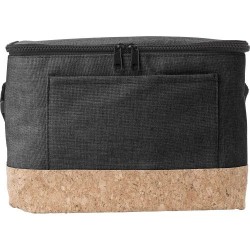 Sac isotherme personnalisé en polyester Dieter Matières : bois Couleurs : noir personnalisable avec votre logo