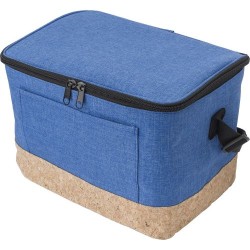 Sac isotherme personnalisé en polyester Dieter Matières : bois Couleurs : noir goodies personnalisé en stock