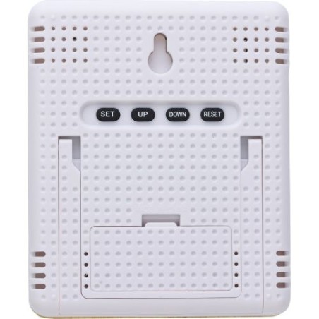 Station météo  en bambou et ABS - Piper Matières : bambou Couleurs : bambou personnalisable avec votre logo