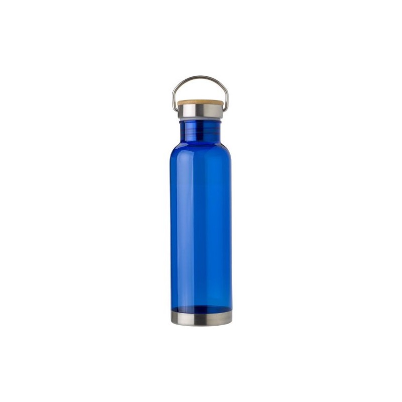 Bouteille  en plastique Tritan de 800 ml - Mahmoud Matières : bambou Couleurs : naturel personnalisable avec votre logo