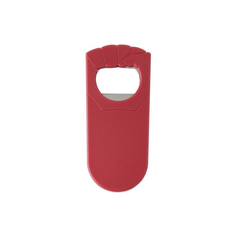 Décapsuleur en plastique personnalisé publicitaire Tay Matières : métal Couleurs : rouge