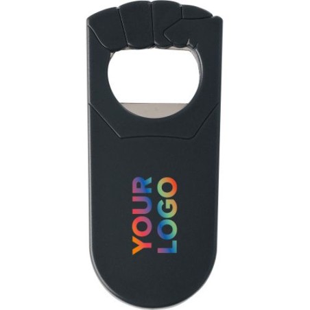 Décapsuleur en plastique personnalisé publicitaire Tay Matières : métal Couleurs : bleu objet promotionnel éco-responsable