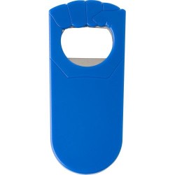 Décapsuleur en plastique personnalisé publicitaire Tay Matières : métal Couleurs : bleu personnalisation sur mesure