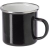Mug Émaillé Personnalisé en Acier Inoxydable - Jamaal Matières : métal Couleurs : blanc objet promotionnel éco-responsable