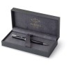 Stylo bille luxe personnalisé Parker Sonnet Matières : métal Couleurs : noir objet promotionnel éco-responsable