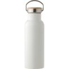 Bouteille isotherme  500 ml en acier inoxydable - Odette Matières : bambou Couleurs : blanc