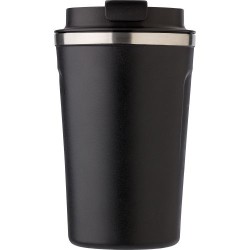 Mug isotherme  en acier inoxydable de 380 ml - Sofia Matières : métal Couleurs : noir