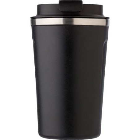 Mug isotherme  en acier inoxydable de 380 ml - Sofia Matières : métal Couleurs : noir