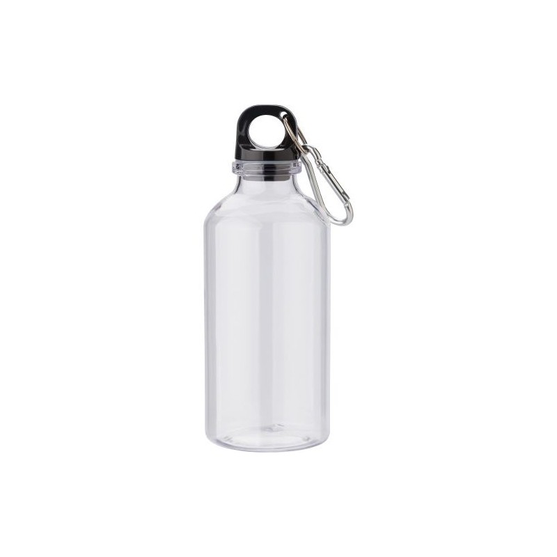 Gourde  transparente de 400 ml en rPET - Nancy Matières : métal Couleurs : translucide cadeau affaires élégant