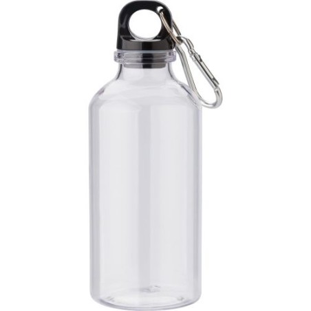 Gourde  transparente de 400 ml en rPET - Nancy Matières : métal Couleurs : translucide cadeau affaires élégant