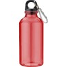 Gourde  transparente de 400 ml en rPET - Nancy Matières : métal Couleurs : rouge goodies publicitaire événementiel