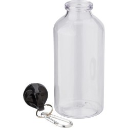 Gourde  transparente de 400 ml en rPET - Nancy Matières : métal Couleurs : bleu cobalt objet promo petit budget