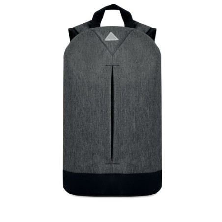 Sac à Dos Antivol Personnalisé Éco-responsable MILANO Matières : PET Couleurs : noir cadeau entreprise pas cher