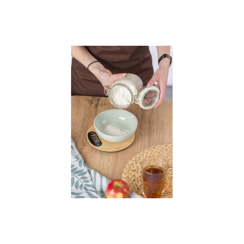 Balance de Cuisine Reanne en Bambou - Précision et Élégance