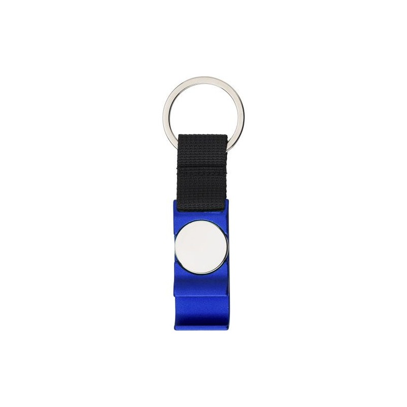 Porte-clés métal décapsuleur personnalisé pratique Lionel Matières : polyester Couleurs : noir objet promo petit budget