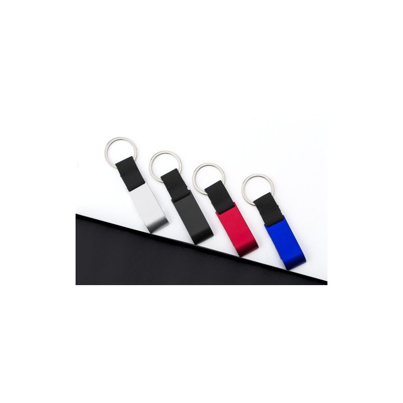 Porte-clés métal décapsuleur personnalisé pratique Lionel Matières : polyester Couleurs : noir cadeau collaborateur premium