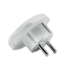 Adaptateur sécurisé 3-pole  World to EU SKROSS Matières : ABS Couleurs : blanc 2
