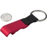 Porte-clés métal décapsuleur personnalisé pratique Lionel Matières : polyester Couleurs : bleu marquage laser ultra précis