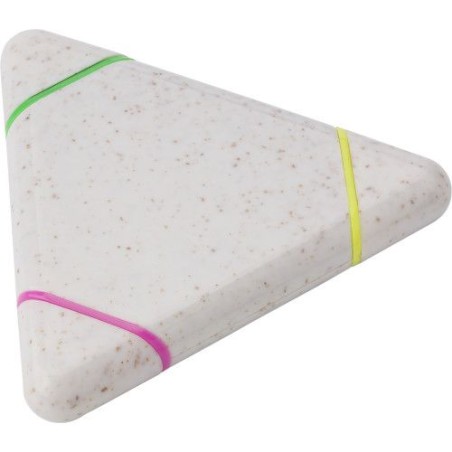 Surligneur Écologique Carrie en PP et Paille de Blé