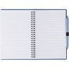 Carnet à spirale  en fibre de paille avec couverture en PP - Massimo Matières : papier Couleurs : brun accessoire événementiel u