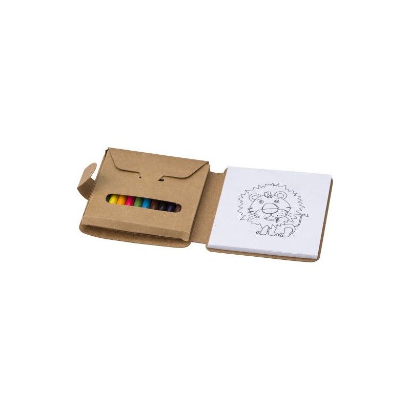 Set à dessin  de 12 crayons colorés pour enfants Marlon Matières : bois Couleurs : multicolore marquage laser ultra précis