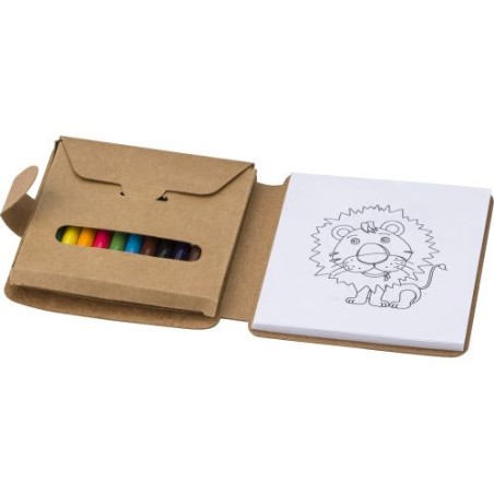 Set à dessin  de 12 crayons colorés pour enfants Marlon Matières : bois Couleurs : multicolore marquage laser ultra précis