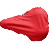 Couvre-selle Éco-responsable Personnalisé en rPET - Florence Matières : polyester Couleurs : rouge personnalisable avec votre lo