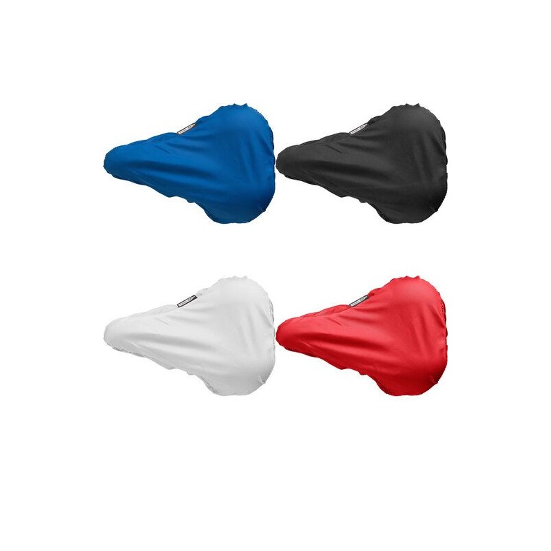 Couvre-selle Éco-responsable Personnalisé en rPET - Florence Matières : polyester Couleurs : rouge cadeau collaborateur premium